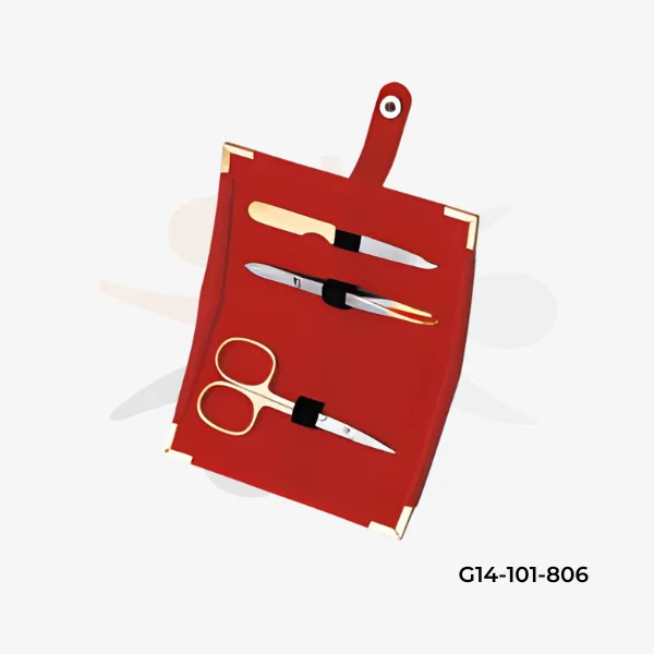 3-Piece Gold-Accent Manicure Set