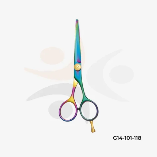 Barber Scissors with Adjustable Screw
