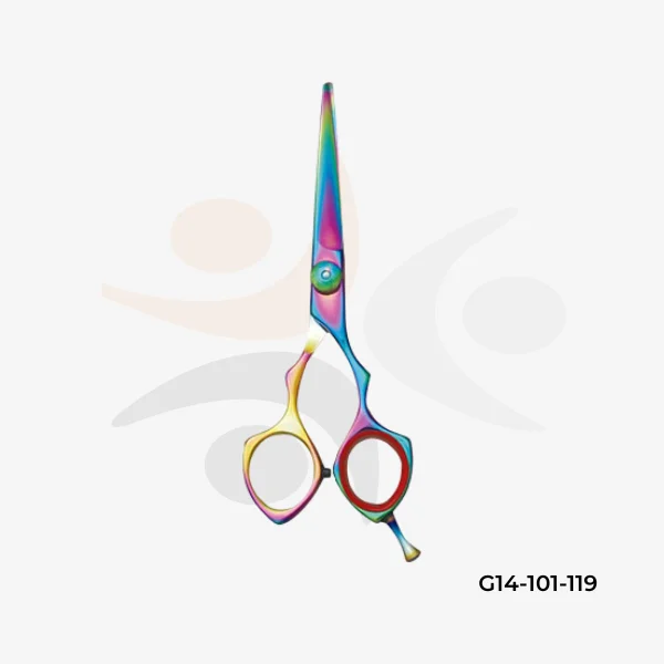 Barber Scissors with Adjustable Screw