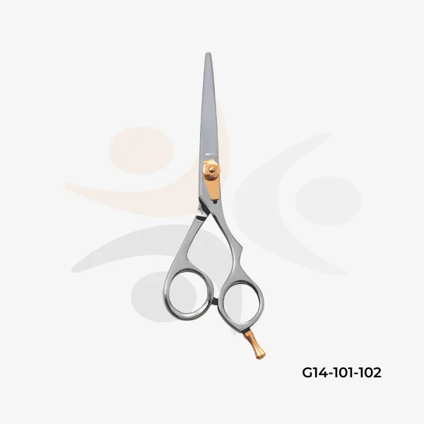 Barber Scissors with Adjustable Screw