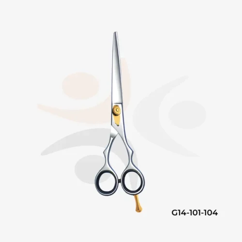 Barber Scissors with Adjustable Screw