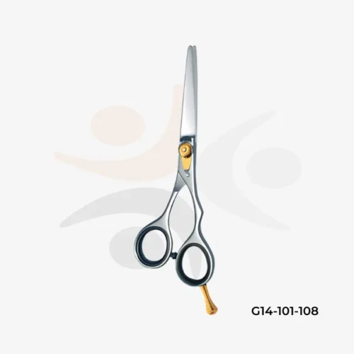 Barber Scissors with Adjustable Screw