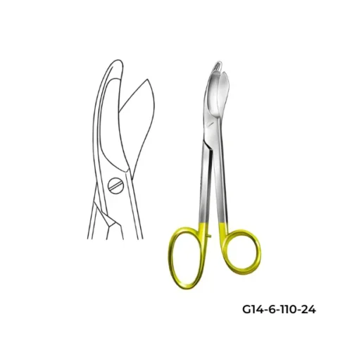 Bruns Plaster Scissors Gold Rings