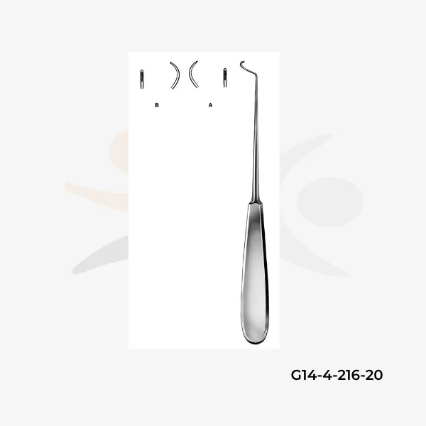 Ligature Needle blunt for right hand