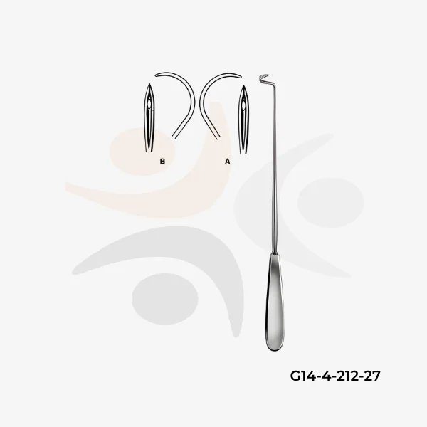 Deschamps Ligature Needle Sharp Right Hand