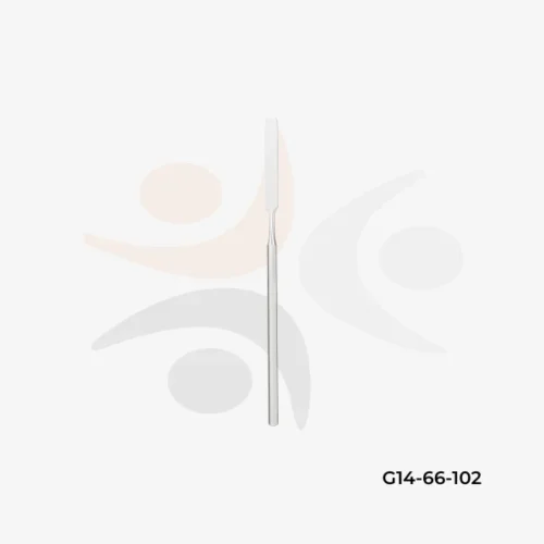 Flat Round-End Micro Spatula