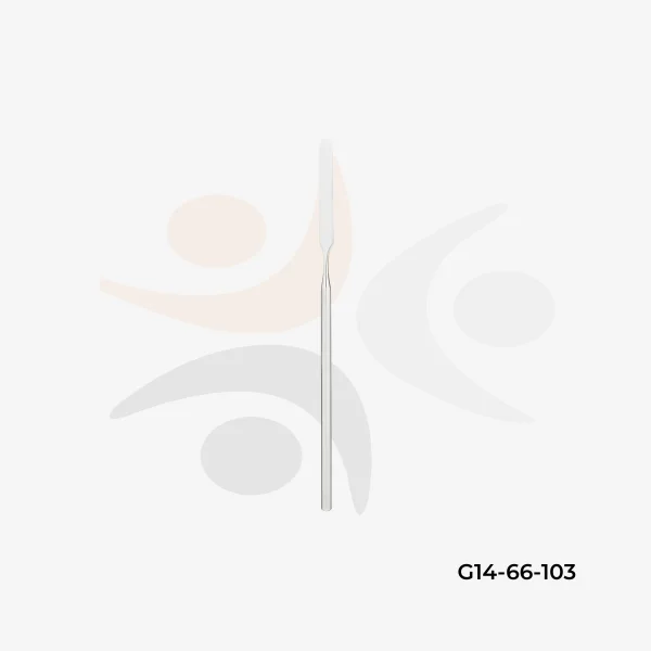 Flat Square-End Micro Spatula