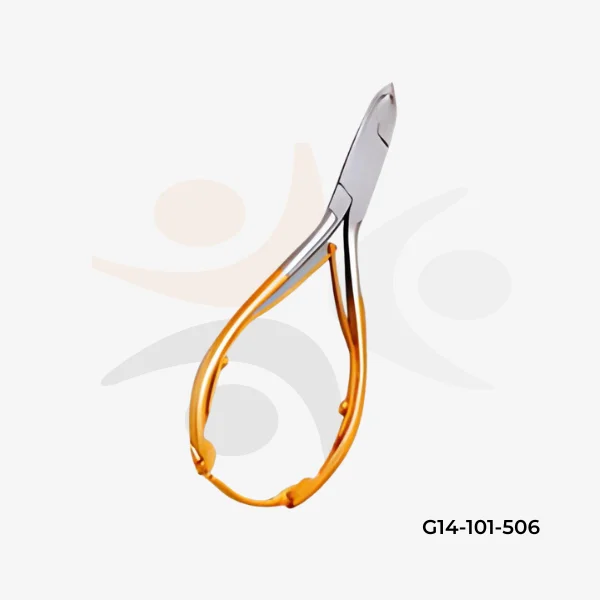 Gold Handle Professional Cuticle Nippers