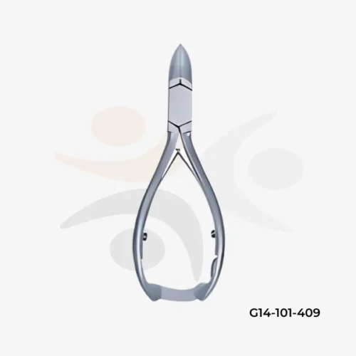 Heavy-Duty Double-Spring Curved Nail Nippers