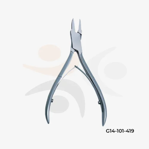 Professional Box Joint Nail Nippers Dual Leaf-Springs