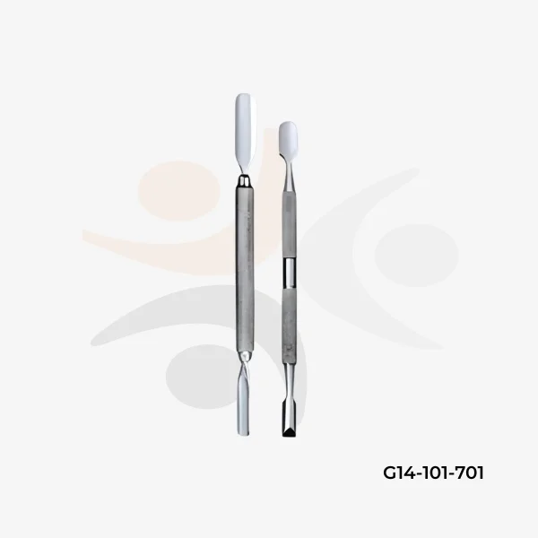 Professional Double-Ended Cuticle Pusher & Spoon Set