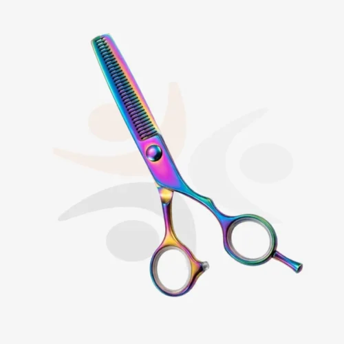 Professional Rainbow Titanium Thinning & Blending Shears