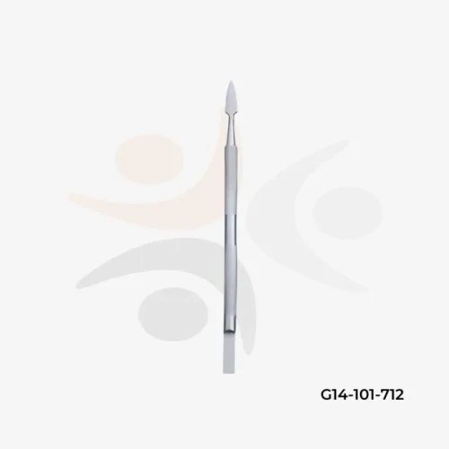 Dual-Ended Cuticle Pusher & Spear Scraper Tool