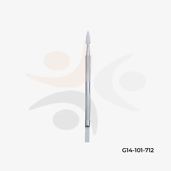 Dual-Ended Cuticle Pusher & Spear Scraper Tool