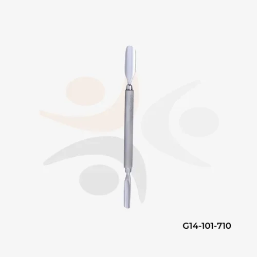 Dual-Ended Cuticle Pusher & Spoon Scraper Tool