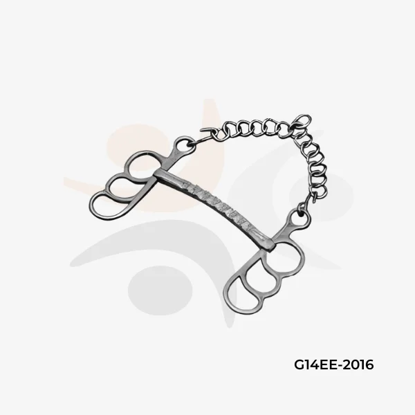 Stainless Steel Three-Ring Pelham Horse Bit