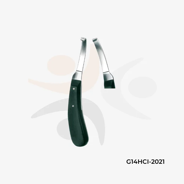 Professional Ergonomic Hoof Knife Set Double Edge