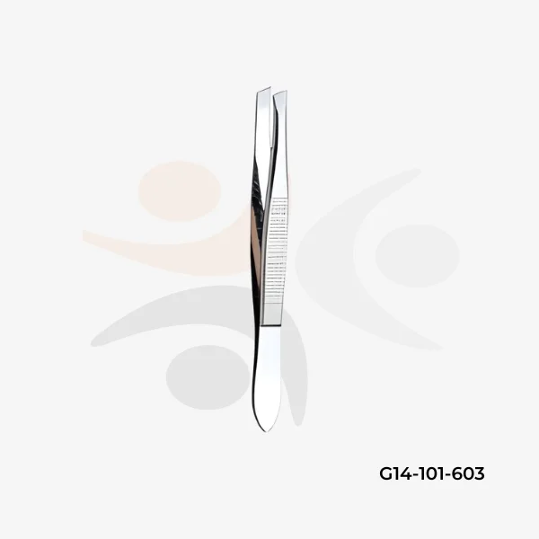 Professional Precision Slant-Tip Tweezers