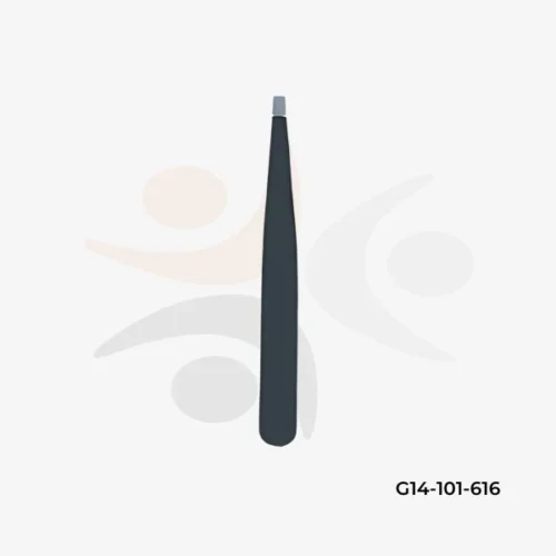Professional Square-Tip Powder Coated Tweezers