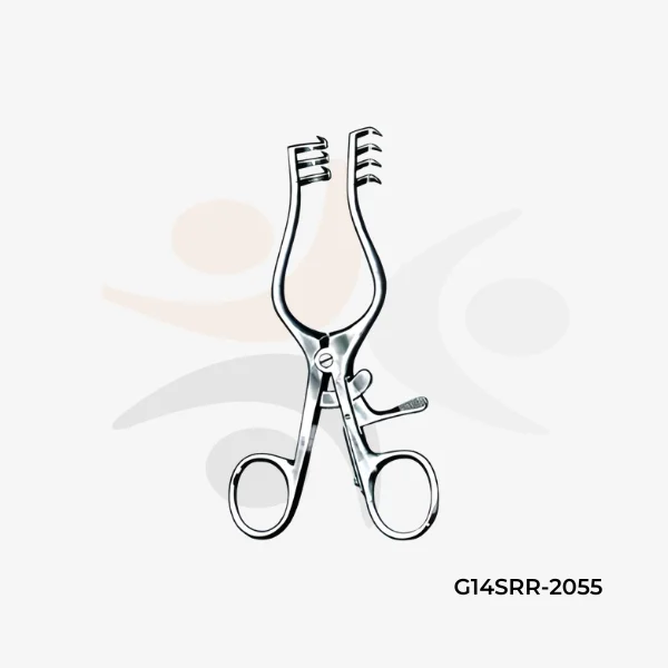 Professional Stainless Steel Weitlaner Retractor (3x4 Sharp Prongs)