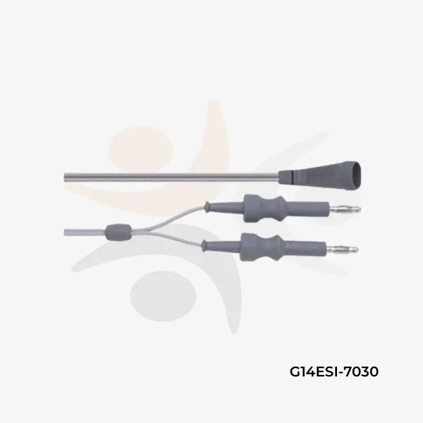 Silicone Bipolar Cable 10ft (3.0m) USA 2-PIN