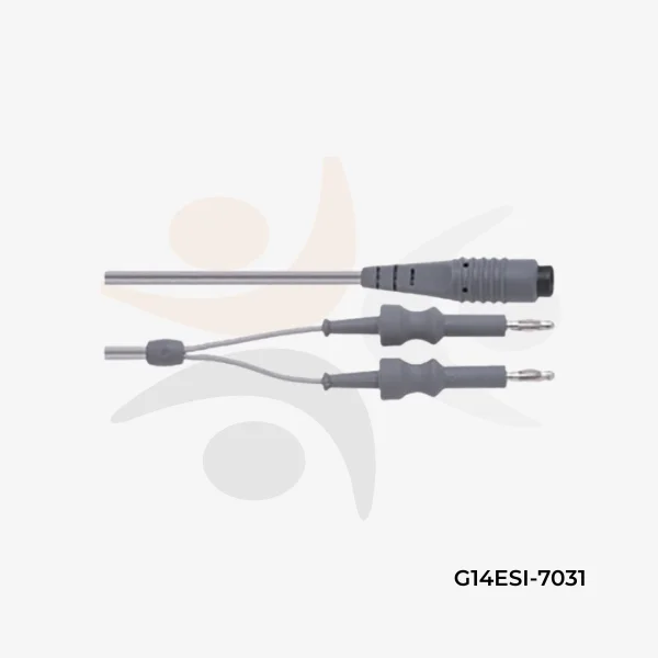 Silicone Bipolar Cables 10ft European Flat Plug